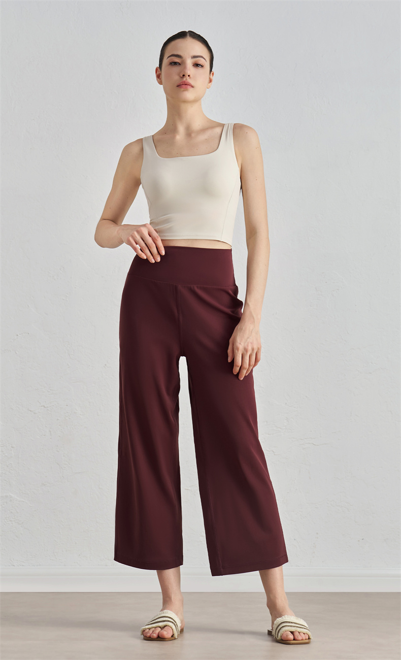 CK52032 Women's Yoga Pants - 82% Nylon + 18% Spandex, 220gsm, Anti-Slip Waistband, 7/8 Length Straight Cut, Perfect for Workout, Gym, Yoga & Daily Wear - Premium yoga pants wholesale