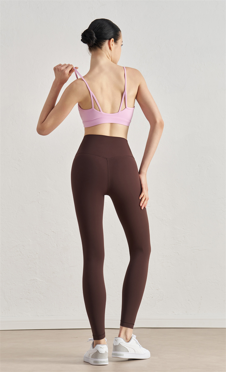 WX52011 Women's Yoga Sports Bra - 82% Nylon + 18% Spandex, 220gsm, Minimalist Design, Soft Elastic Back Straps, Perfect for Workout, Gym, Yoga & Daily Wear - Image 3