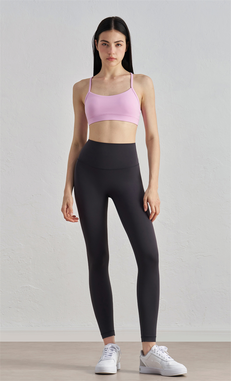 Women's High Waisted Yoga Leggings – Seamless Front Design, No Visible Panty Lines – 80% Nylon 20% Lycra, 220g/m² Sweat-Wicking Fabric – Perfect for Gym, Yoga, Running – SKU: CK1237 - Image 15