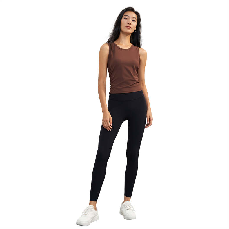 BX1584 Women's Yoga Sports Bra - 78% Nylon + 22% Spandex, 220gsm, Side Pleats for Slimming Fit, Waist Cinching Design, Perfect for Workout, Gym, Yoga & Daily Wear - Premium yoga bra wholesale